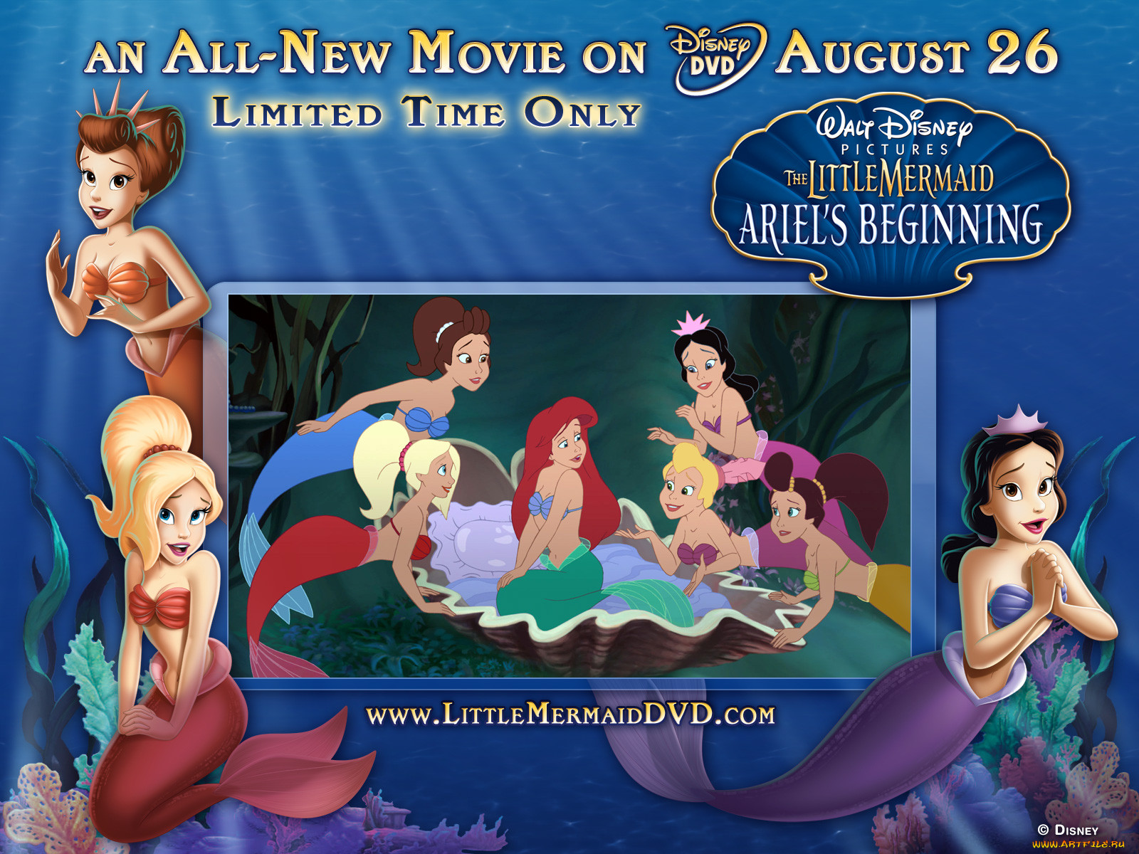 , the, little, mermaid